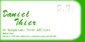 daniel thier business card